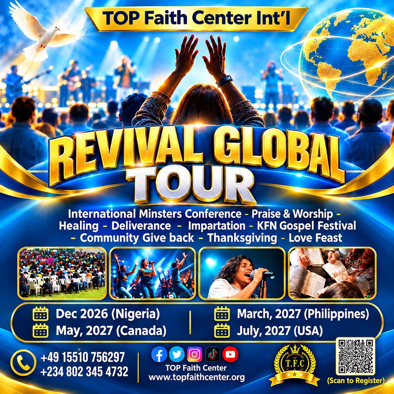 Revival Global Tour Flyer