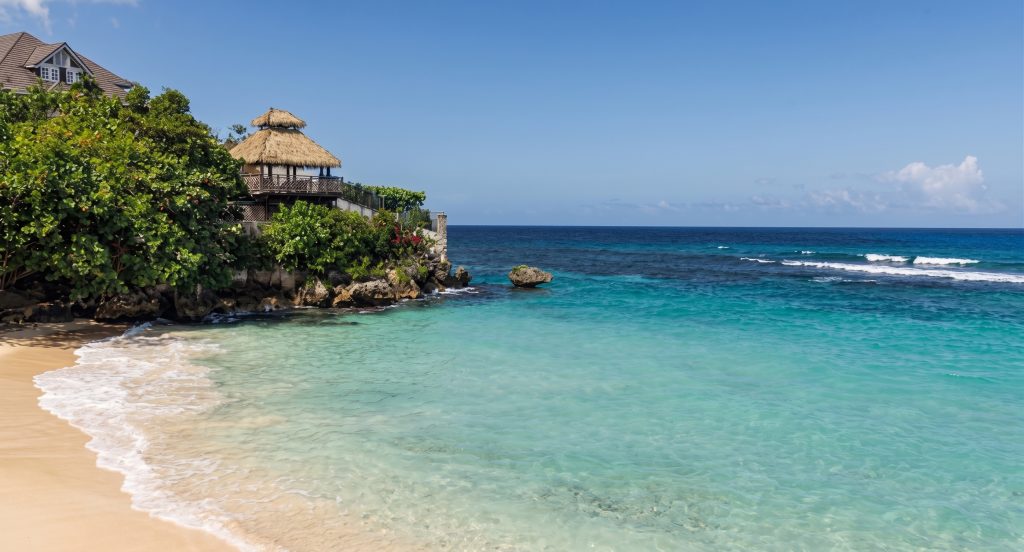 Tropical Cliff Cove with Gazebo